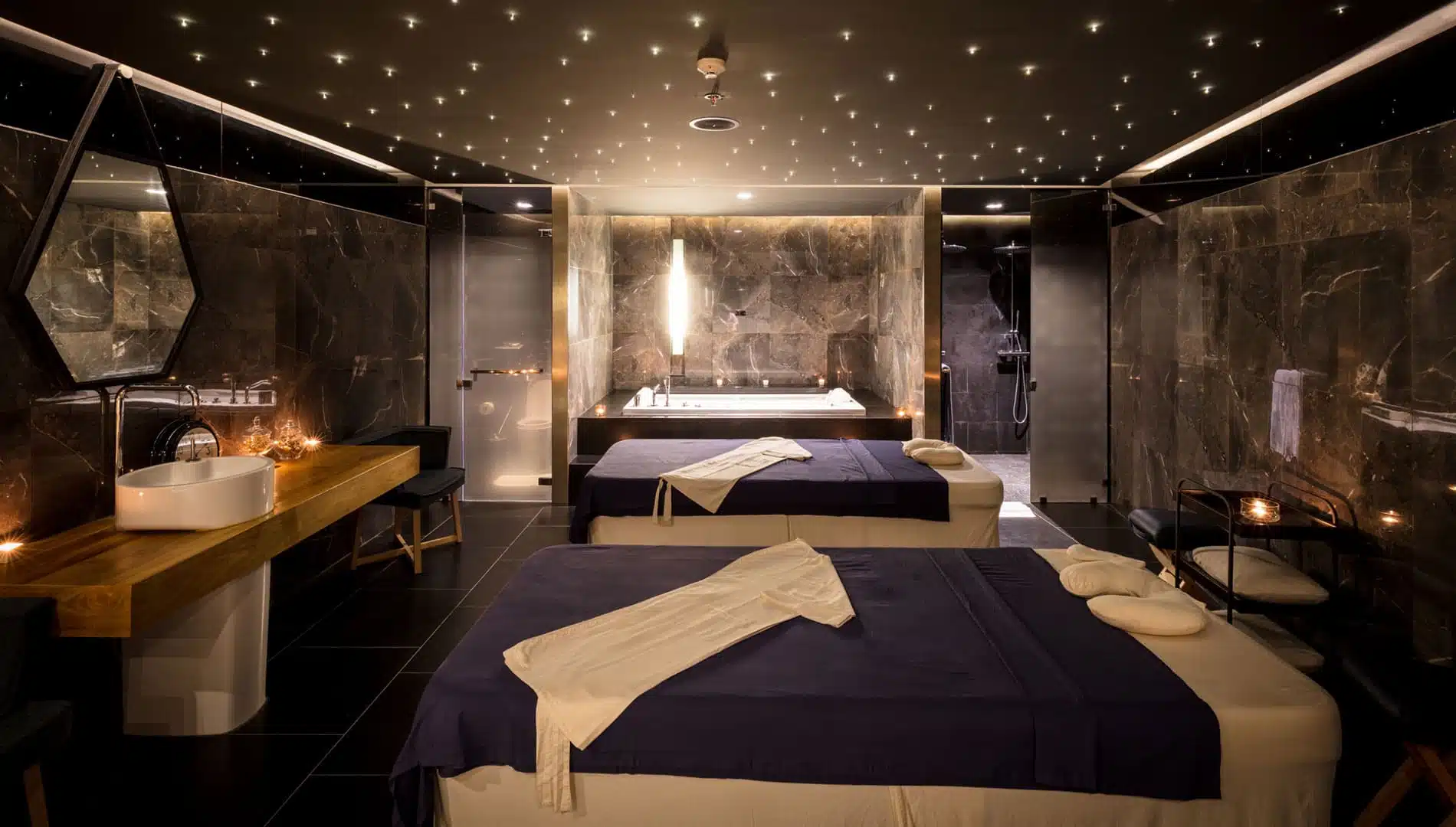 Spa treatment room at Spa Qaqula