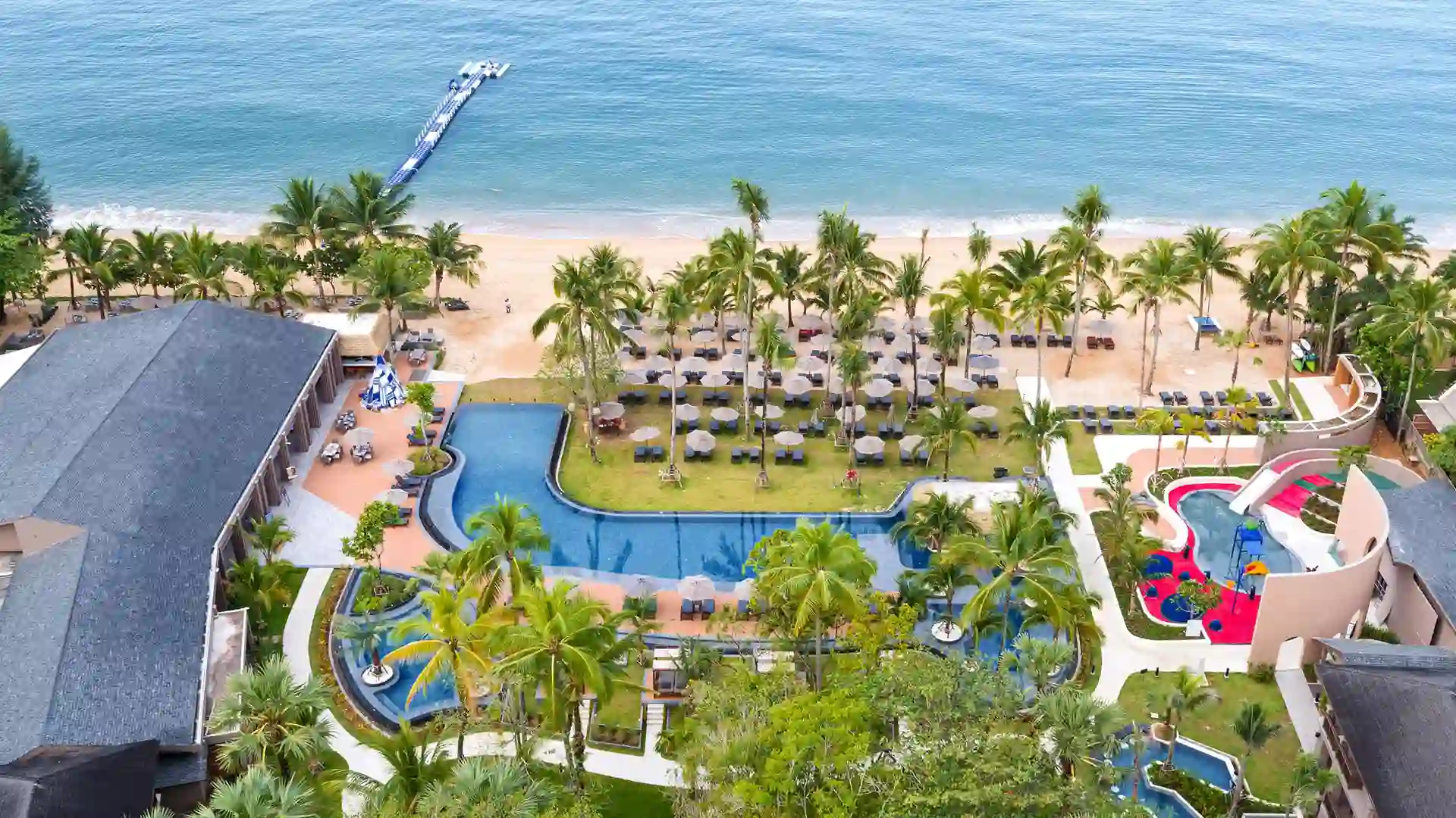 Resort aerial photograph