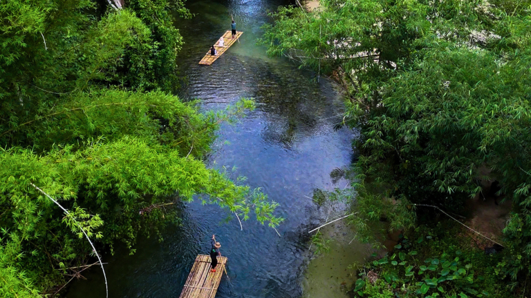 Bamboo Rafting